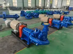 Hydraulic submersible slurry pump